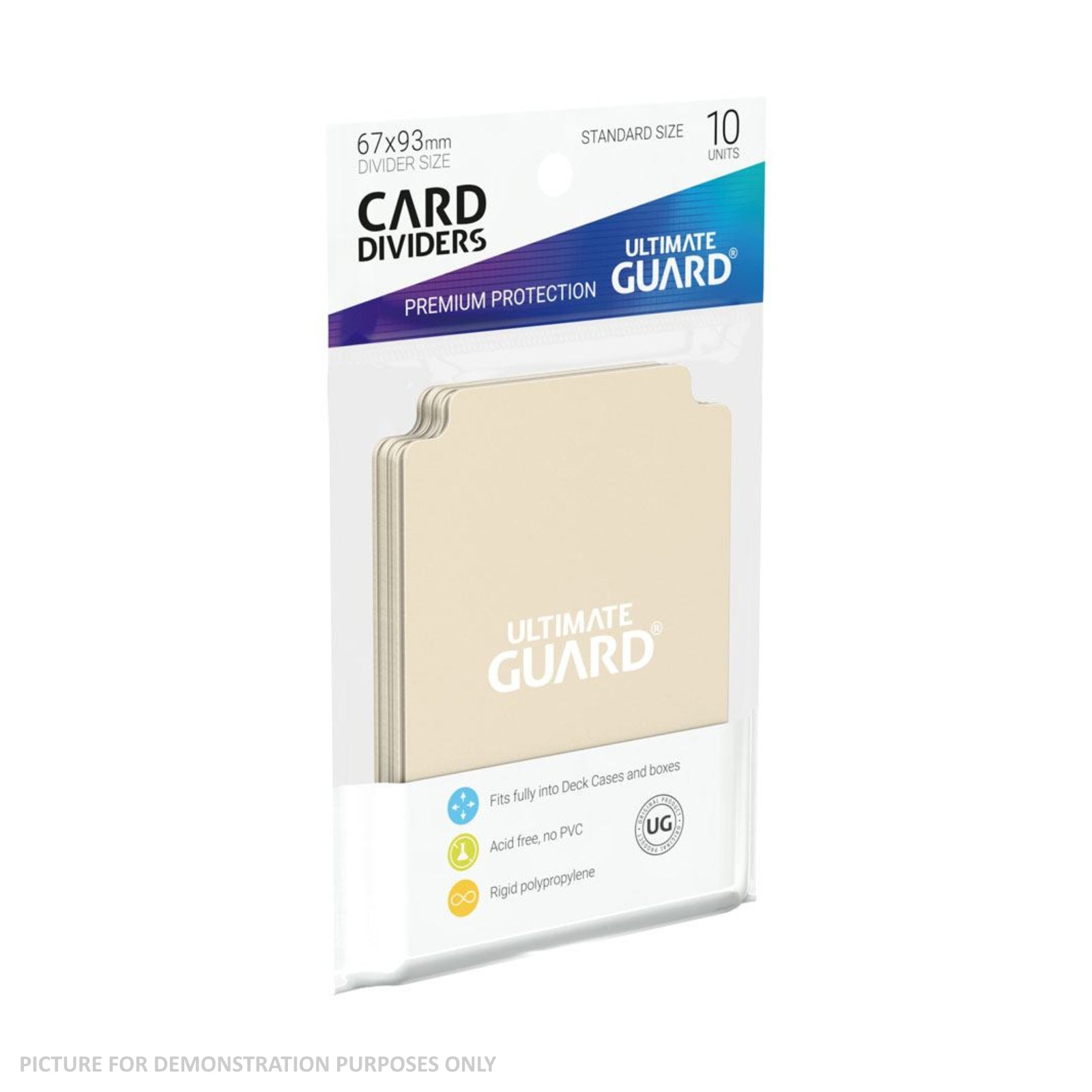 Ultimate Guard Trading Card Storage Dividers Pack of 10 - SAND